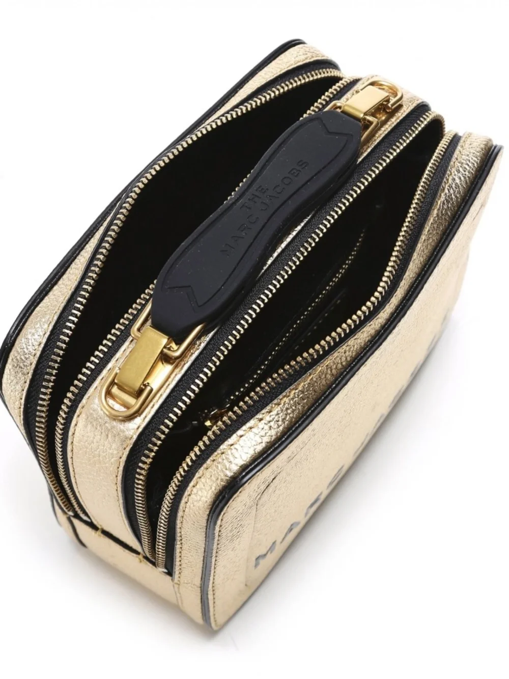 MARC JACOBS The Metallic Textured Mini Box Bag